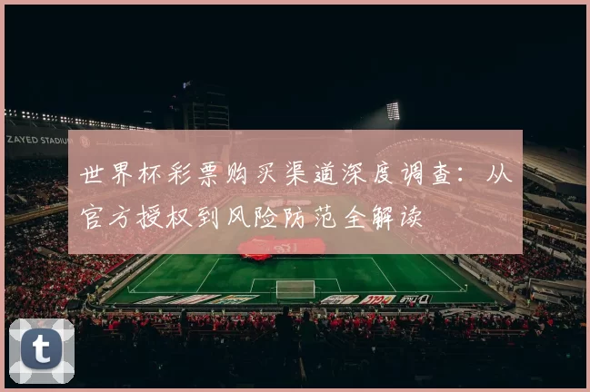 世界杯彩票购买渠道深度调查:从官方授权到风险防范全解读